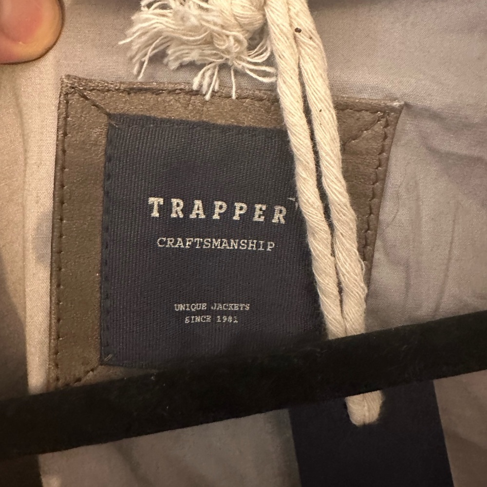 Trapper Men’s Leather Jacket - Picture 4 of 6